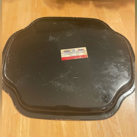 Vintage Hand painted large Elite tray made in England  16 x 13 - Picture 5 of 7